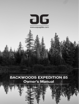 Aquaglide Backwoods Expedition 85 El manual del propietario