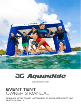 Aquaglide Event Tent El manual del propietario