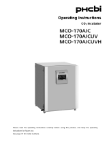 Phcbi MCO-170AIC Instrucciones de operación