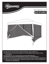 Outsunny 840-014V01BU Assembly Instructions