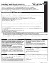 Andersen Factory Assembled 400 Series Frenchwood Gliding Patio Doors, 200 Series Narroline & Perma-Shield Gliding Patio Doors, 200 Series Perma-Shield Gliding Patio Doors Guía de instalación