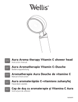 Wellis Aura shower head Manual de usuario