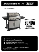 Mayer Barbecue MGG-1401-S PRO Instrucciones de operación