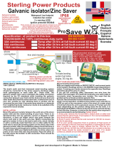 Sterling Power Galvanic Isolator / Zinc Saver Instrucciones de operación