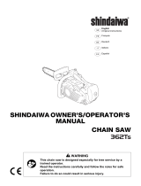 Shindaiwa 362TS Manual de usuario