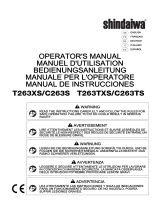 Shindaiwa T263TXS Manual de usuario