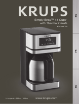 Krups KM209D50 Manual de usuario