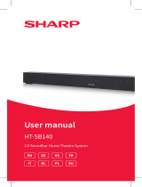 Sharp HT-SB140(MT) El manual del propietario