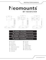Neomounts plasma-w2250black Manual de usuario