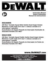 DeWalt DCG409VSB Manual de usuario