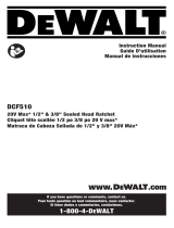 DeWalt DCF510B Manual de usuario