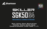 Sharkoon SKILLER SGK50 S4 Barebone ISO White Manual de usuario