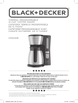 Black and Decker Appliances CM2045B Guía del usuario