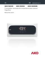 AKO AKO-16524A / 16525A Advanced temperature controller for cold room store Manual de usuario