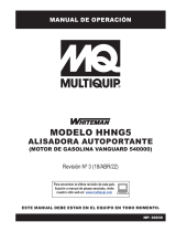 MQ Multiquip hhng5 Instrucciones de operación
