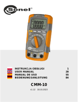 Sonel CMM-10 Manual de usuario