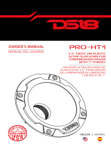 DS18 PRO-HT1 El manual del propietario