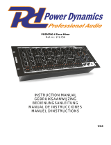Power Dynamics PDZM700 El manual del propietario