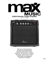 MaxMusic GIGKit Electric Guitar Amplifier 40W El manual del propietario