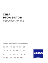 Zeiss DTC Adapter Instrucciones de operación