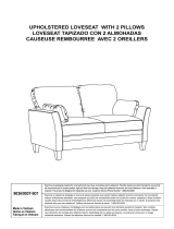 Hillsdale Furniture Grant River Upholstered Loveseat El manual del propietario