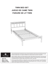 Hillsdale Furniture Serenity Metal Bed El manual del propietario