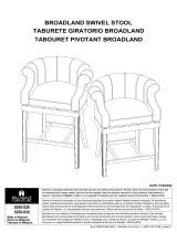 Hillsdale Furniture Broadland Wood Stool El manual del propietario