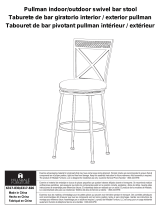 Hillsdale Furniture Pullman Metal Stool El manual del propietario