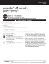 Lumination LRX Series 347V 277 Stepdown Transformer Kit Guía de instalación