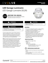 Evolve EG2R Series LED Garage Luminaire Guía de instalación