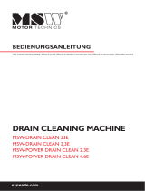 MSW MSW-POWER DRAIN CLEAN 4.6E El manual del propietario