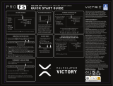 VICTRIX PlayStation 4/5 & PC PRO FS 12 Arcade Fight Stick: Purple Guía de inicio rápido