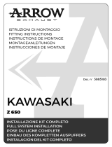 Arrow KAWASAKI Z 650 Guía de instalación