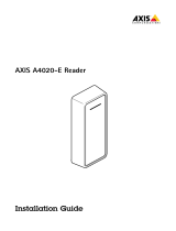 Axis A4020-E RFID Reader Guía de instalación