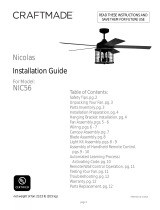 Craftmade NIC56 Guía de instalación