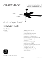 Craftmade OS60 Guía de instalación