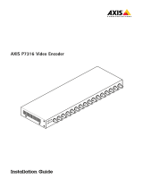 Axis P7316 Guía de instalación