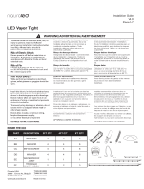 NaturaLED 9281 LED Vapor Tight Guía de instalación