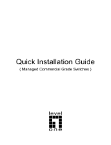 LevelOne Managed Commercial Grade Switches Guía de instalación