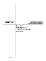Dacor DHD**U790LS 36 Inch Hood Liner Guía de instalación