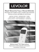 LEVOLOR 2 Custom Faux Wood Horizontal Blinds Guía de instalación