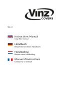 VINZ cover Motorcycle Cover Manual de usuario