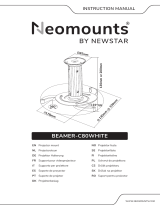 Neomounts BEAMER-C80WHITE Manual de usuario