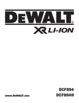 DeWalt DCF894 Manual de usuario