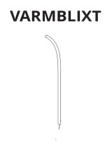 IKEA VARMBLIXT Sabine Marcelis Luminous Lamps Manual de usuario