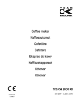 KALORIK TKG CM 2000 RD Manual de usuario