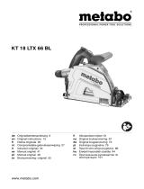 Metabo KT 18 LTX 66 BL Manual de usuario