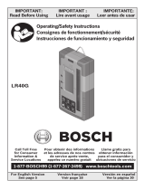 Bosch LR40G Manual de usuario
