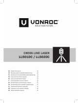 Vonroc LL502DC Cross Line Laser Manual de usuario