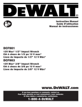 DeWalt DCF901 Manual de usuario